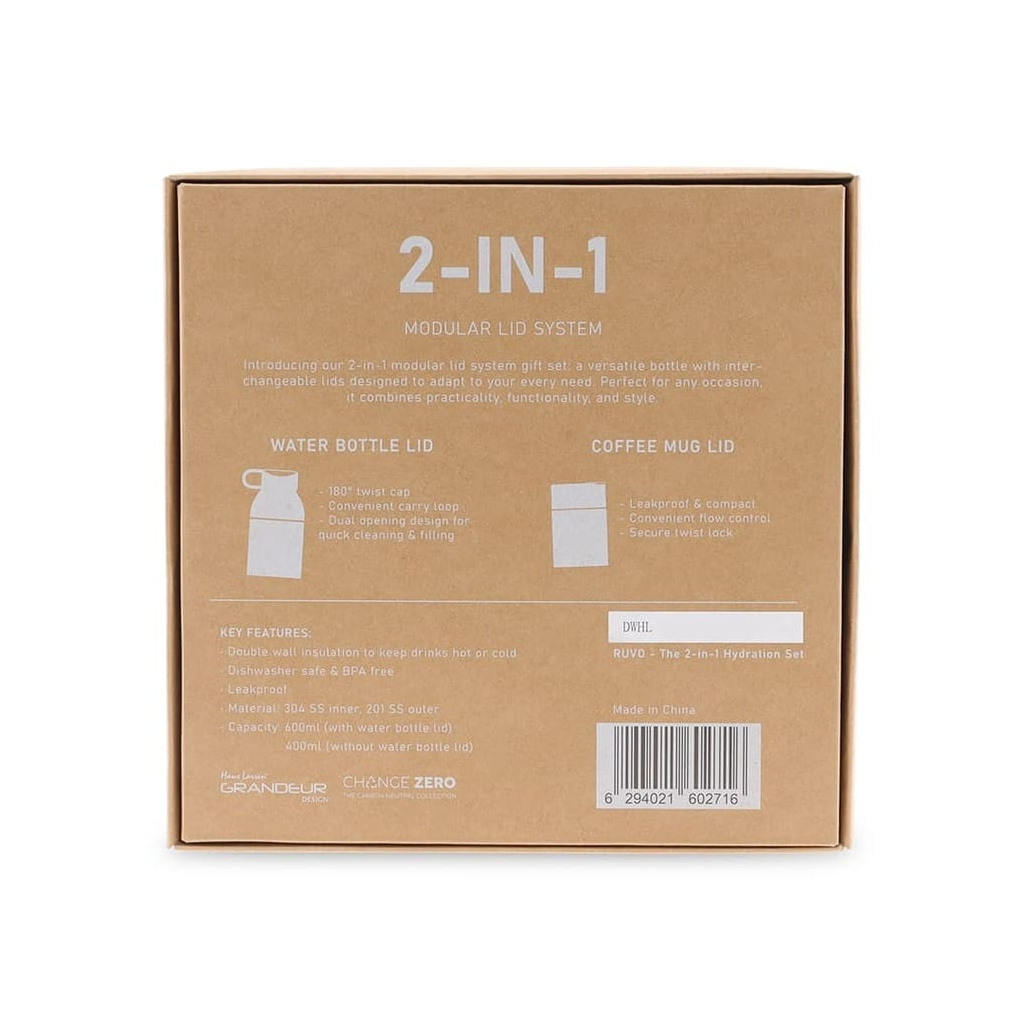 RUVO - Black 2-in-1 Modular Hydration Gift Set4