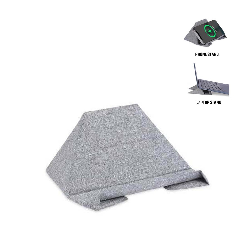 STANDIE - 2-in-1 Laptop and Phone Stand - Grey